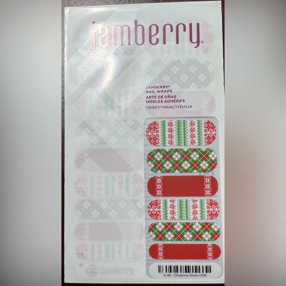 Jamberry Nail Wraps💅 - Christmas Socks 🎄